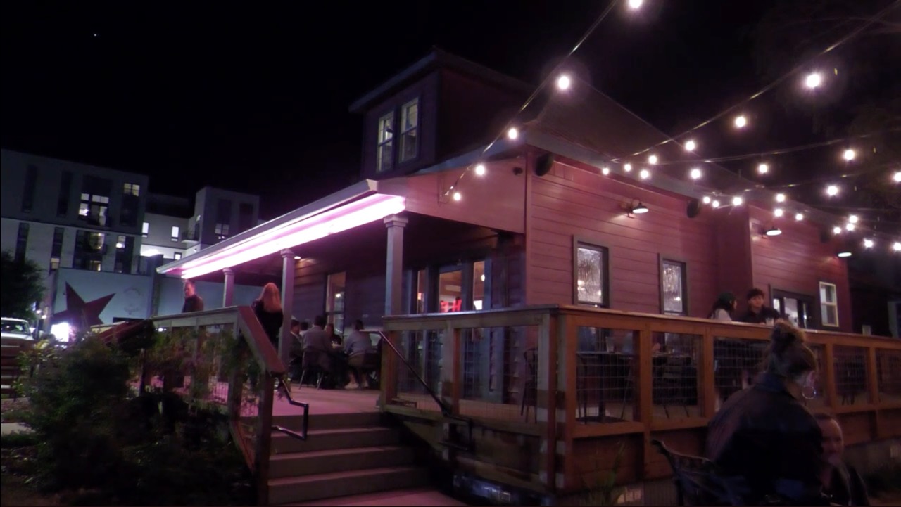 the broad side of Tantra at night