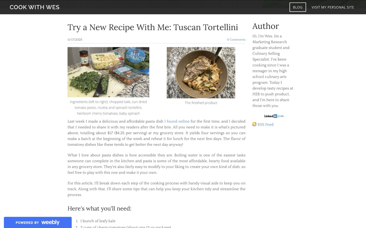 a recipe for a pasta dish with photos