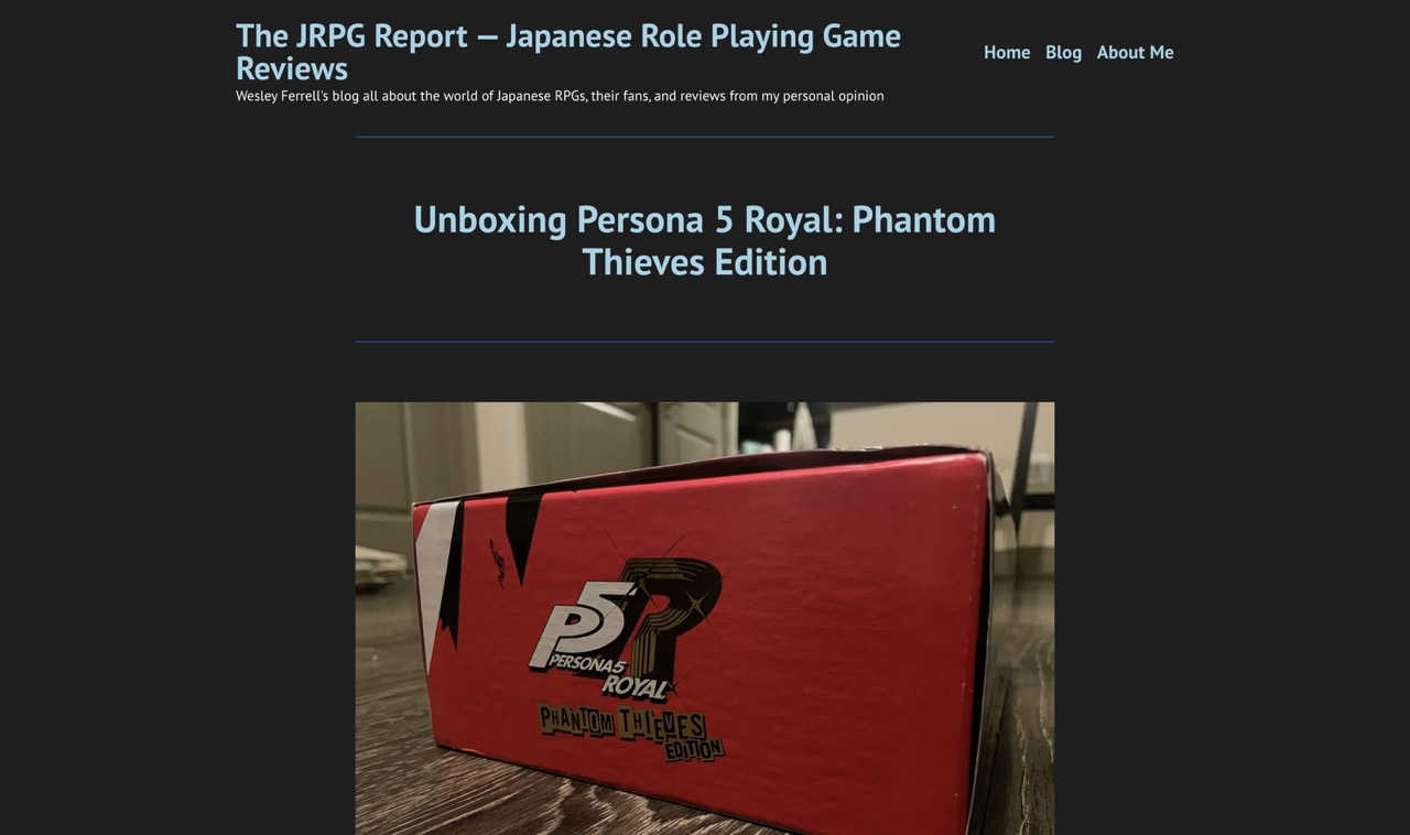 an unboxing blog post with an image of a collectors edition box